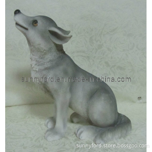 Polyresin Dog Figurines Decoration (SFR1689)